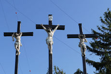 Sankt Crescentius on Tour in Ostheim und auf dem Kreuzberg (Foto: Karl-Franz Thiede)